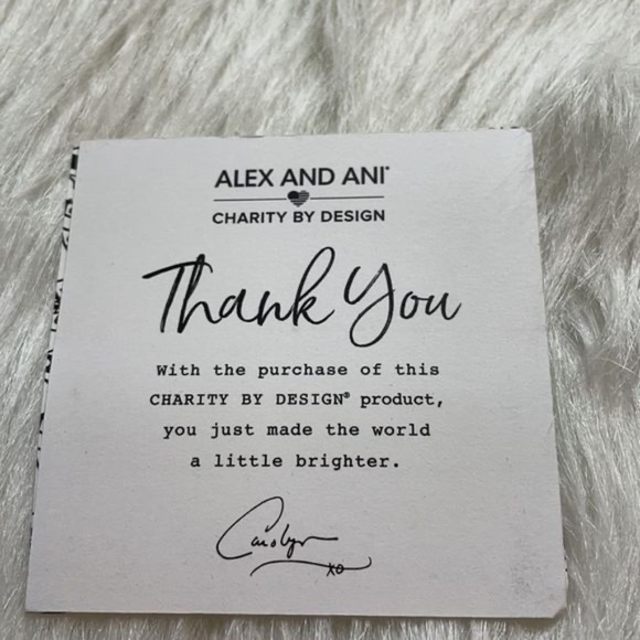 NIB Alex and Ani Charity by Design, Trio Ornaments Bangle Bracelet - Picture 3 of 5